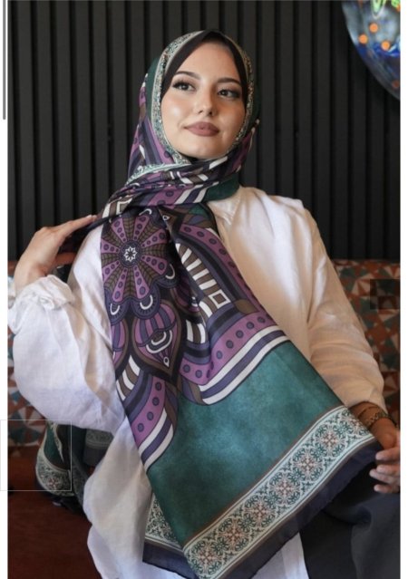 شال تركي بألوان ونقوش مميزة وقماش ناعم