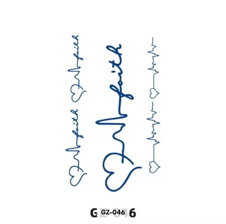 تاتو مؤقت لونه قريب من الطبيعي