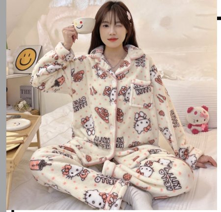 بجامة hello kitty كيوت ودافيه