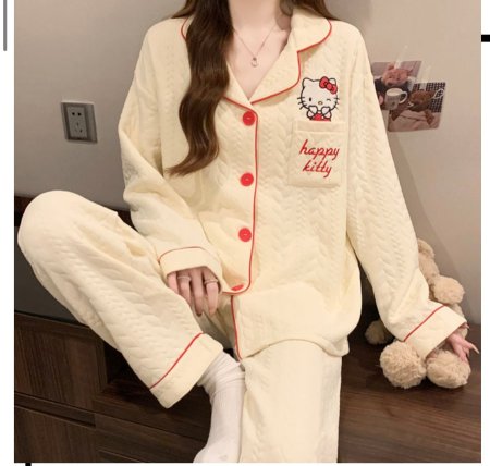 بجامة happy kitty